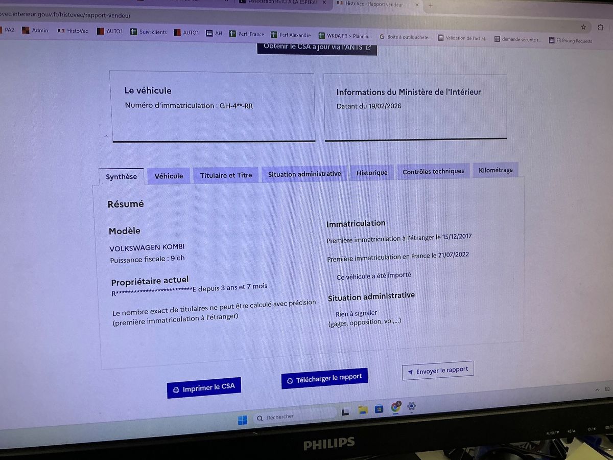 Volkswagen T6 d'occasion