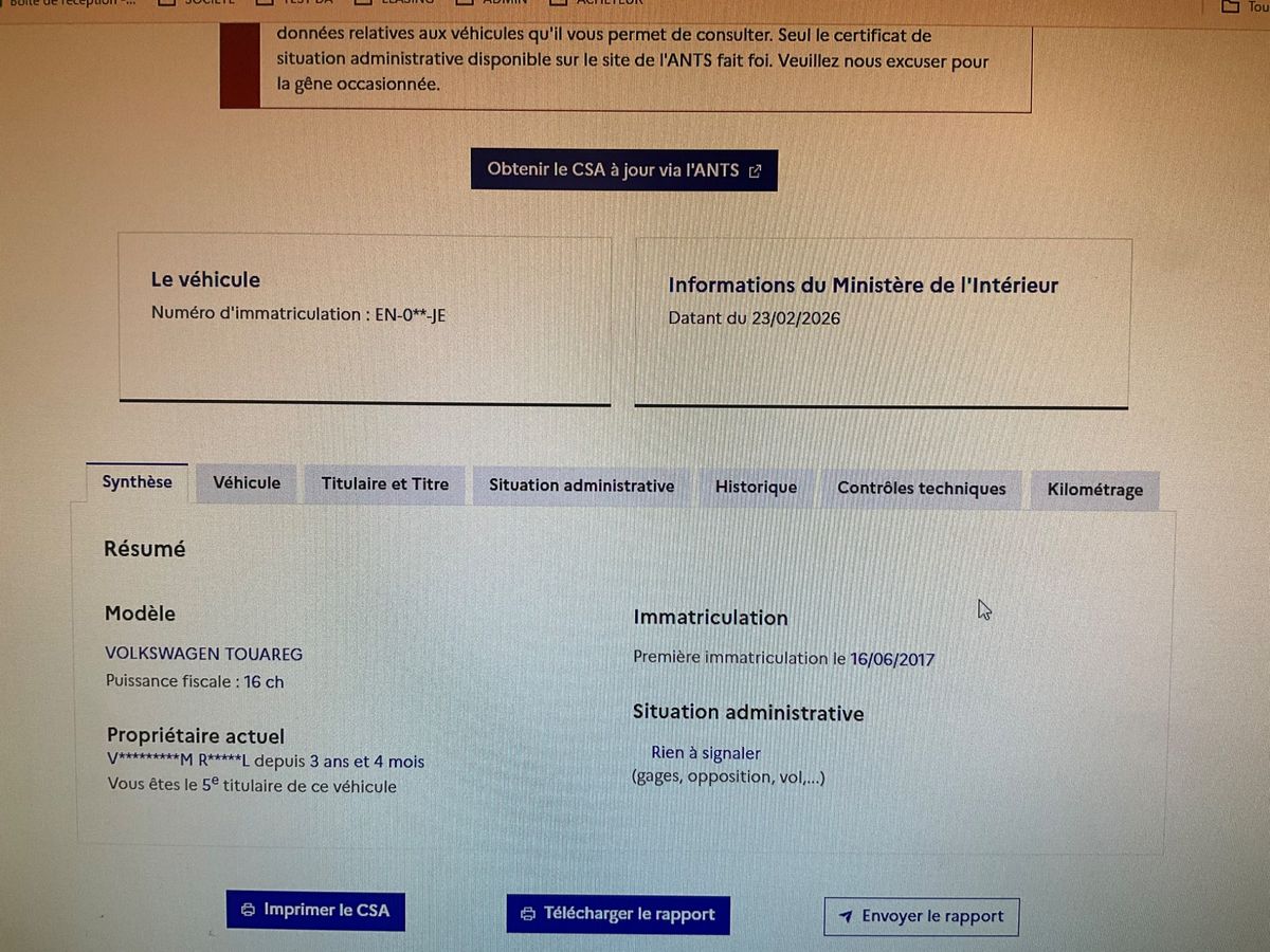 Volkswagen Touareg d'occasion