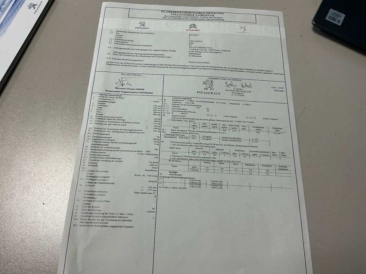 Peugeot Rifter d'occasion