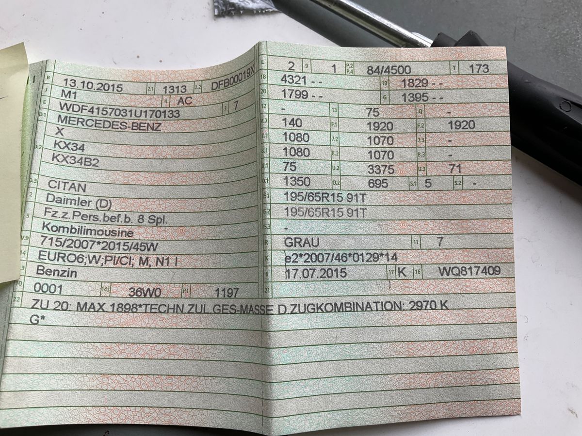 Mercedes-Benz Citan 112 Lang Tourer Edition