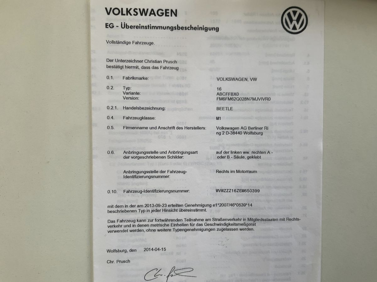 Volkswagen Beetle d'occasion