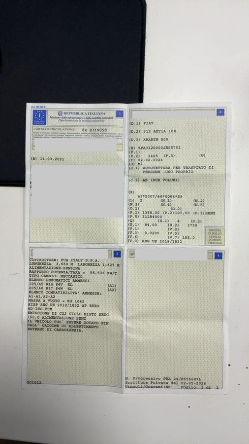 Abarth 595 d'occasion