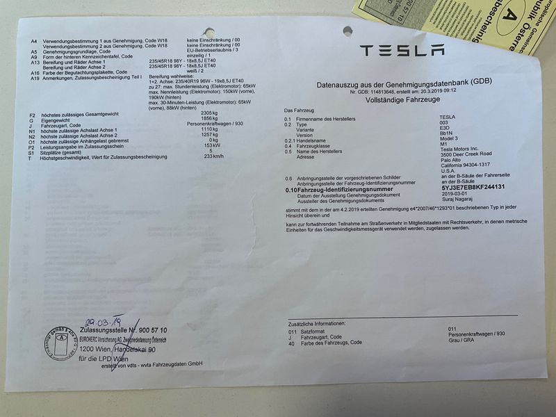 Tesla Model 3 Long Range Dual AWD AWD — zdjęcie 16
