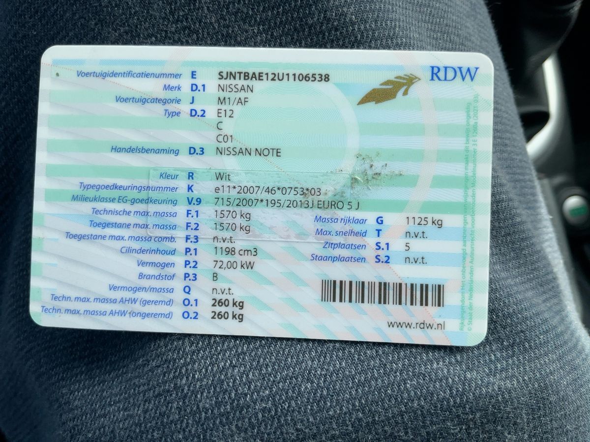 Nissan Note d'occasion