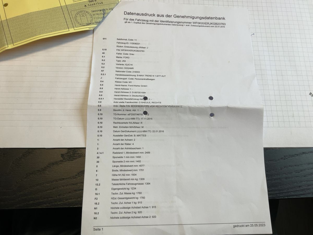 Ford B-Max d'occasion