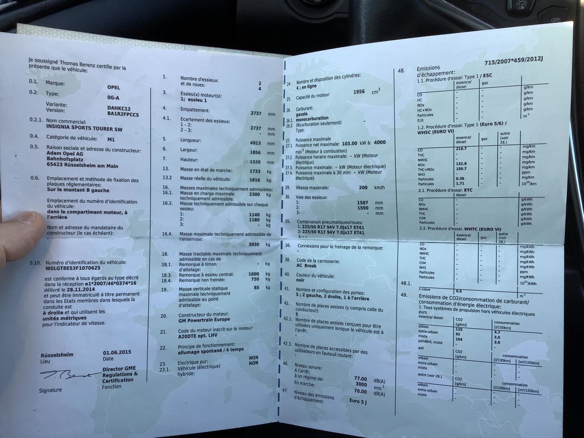 Opel Insignia d'occasion