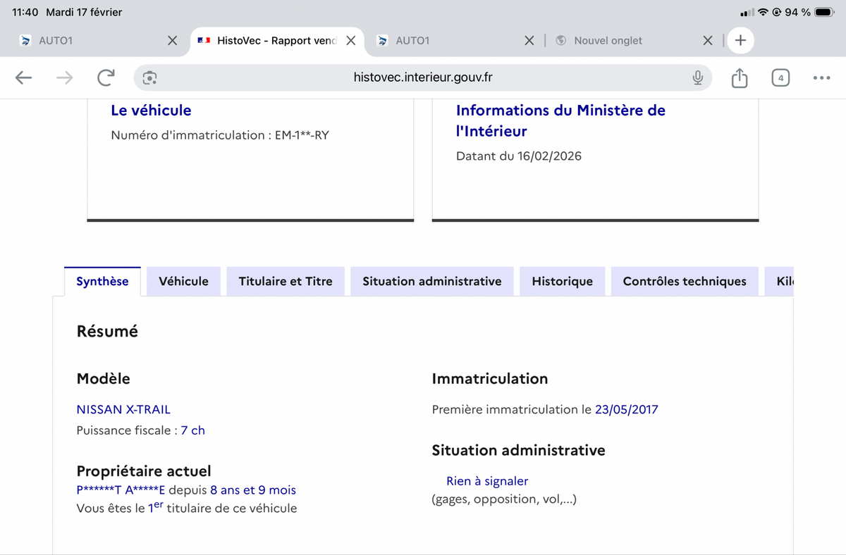 Nissan X-Trail d'occasion