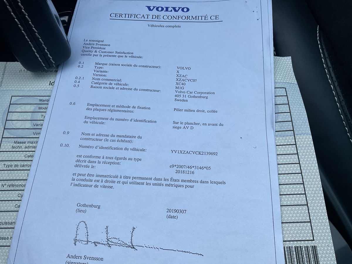 Volvo XC40 d'occasion