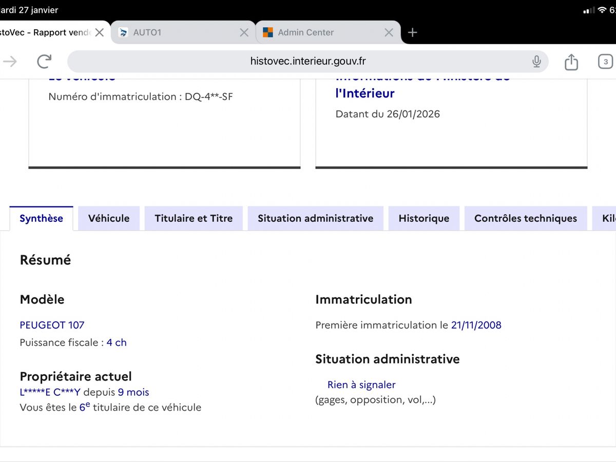 Peugeot 107 d'occasion