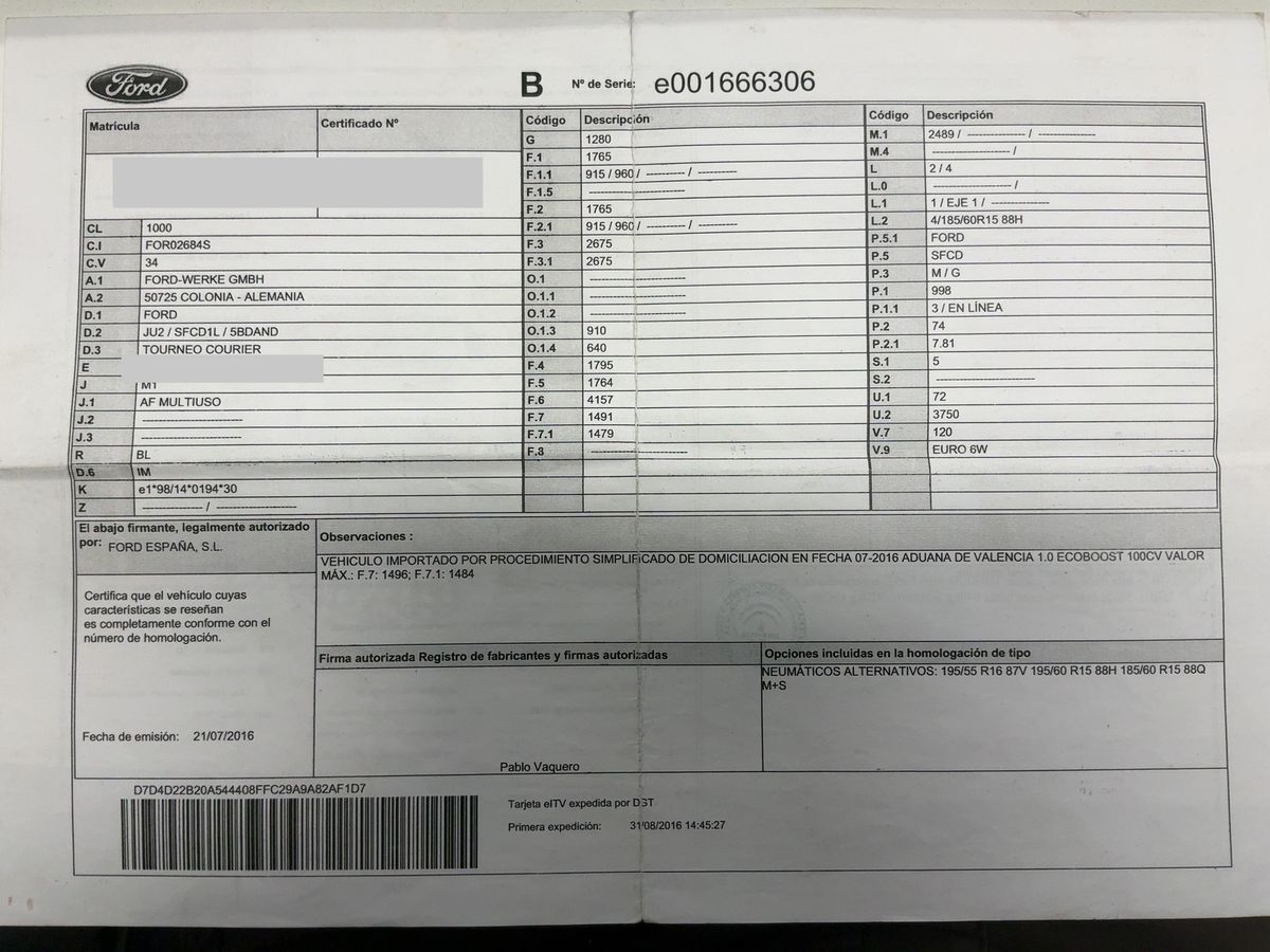 Ford Tourneo d'occasion