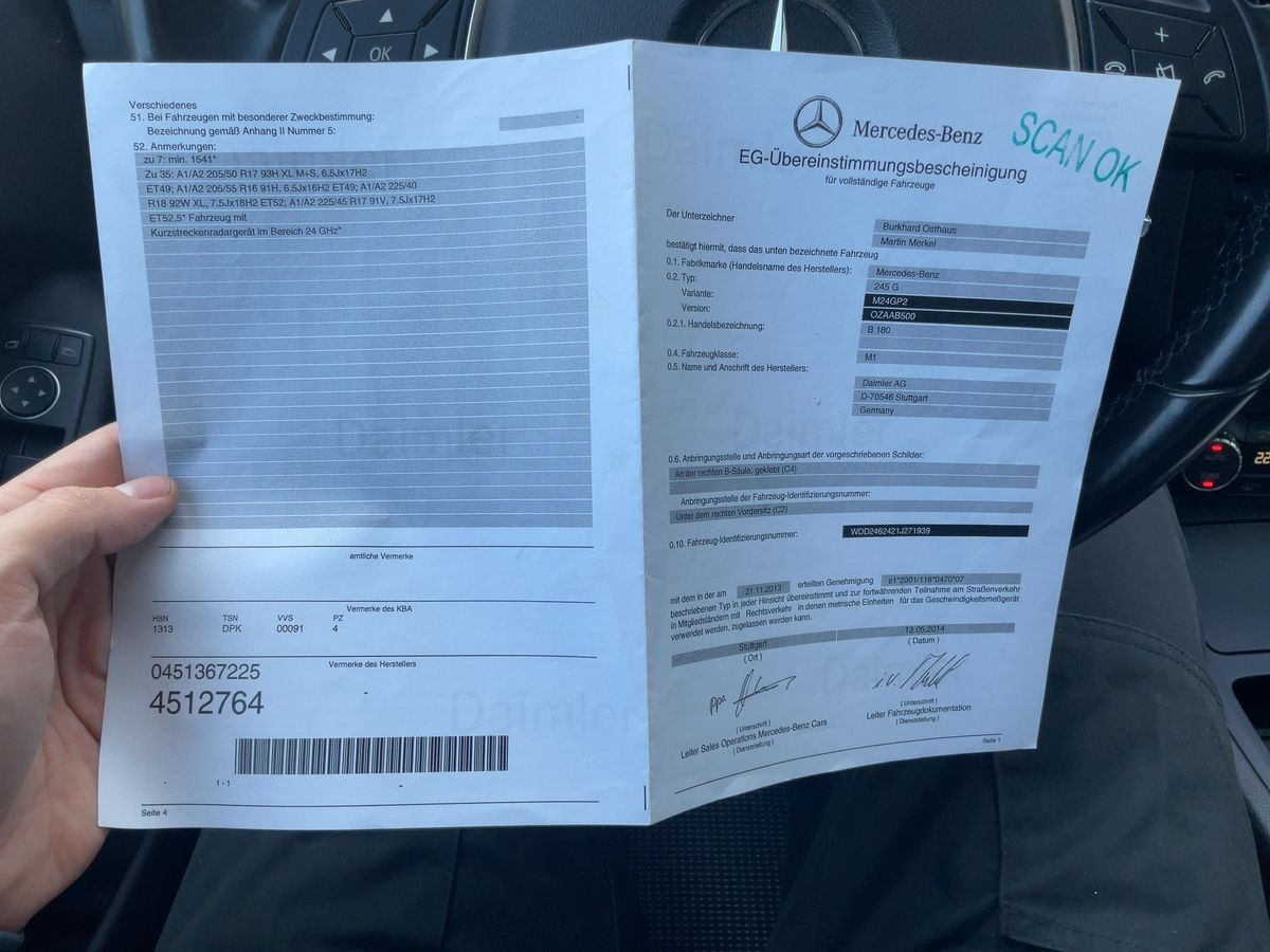 Mercedes-Benz B-Klasse d'occasion