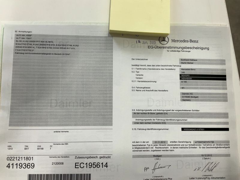 Mercedes-Benz B-Klasse B 180 2013 – снимка 22