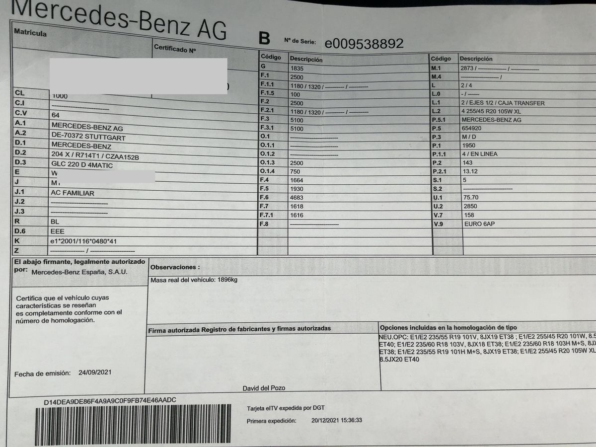 Mercedes-Benz GLC-Klasse d'occasion