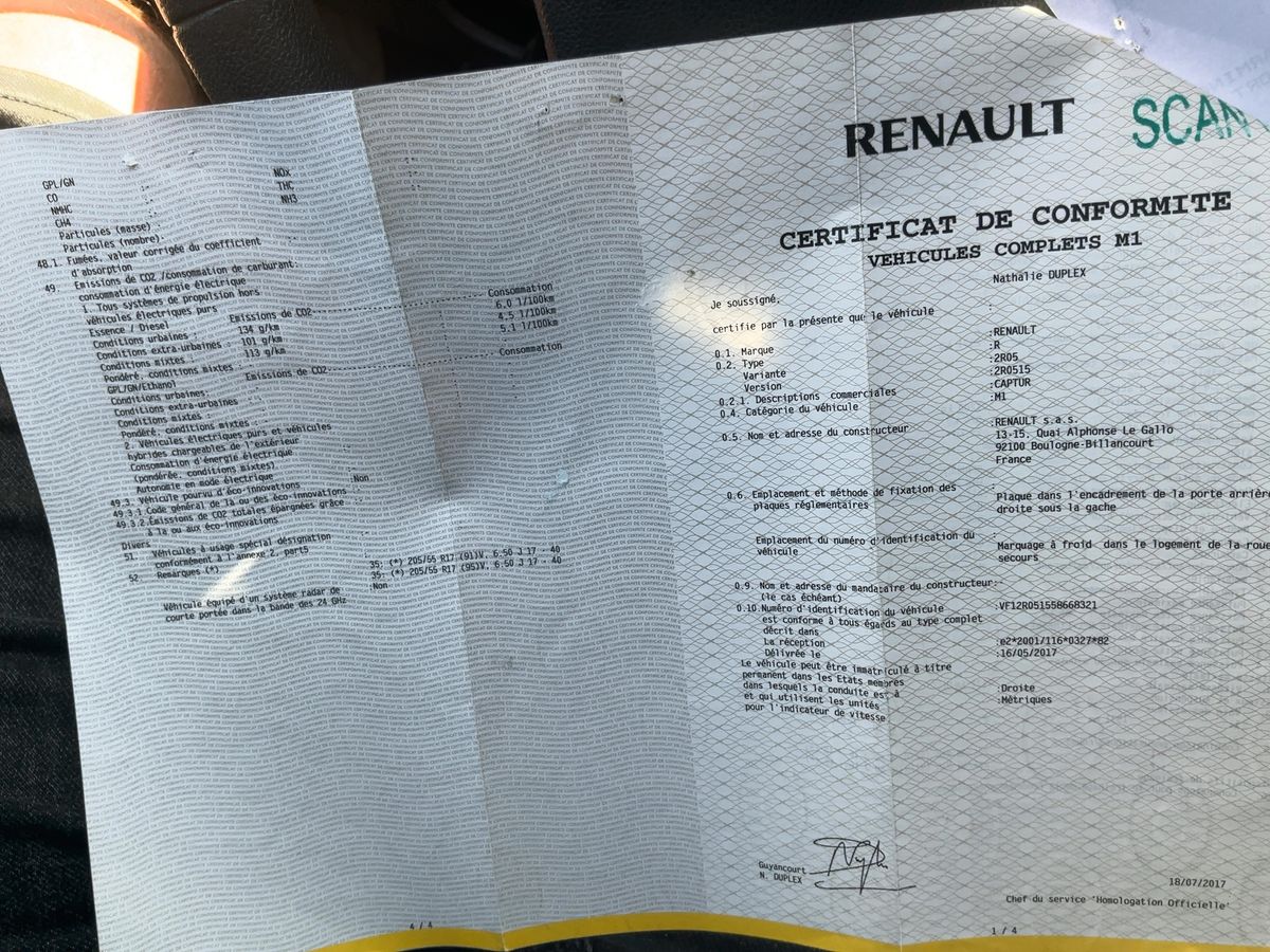 Renault Captur d'occasion