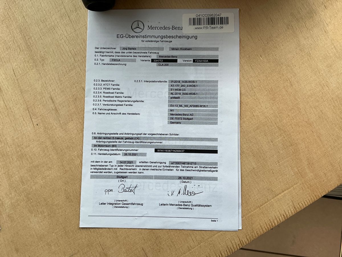 Mercedes-Benz CLA-Klasse CLA 200 AMG Line