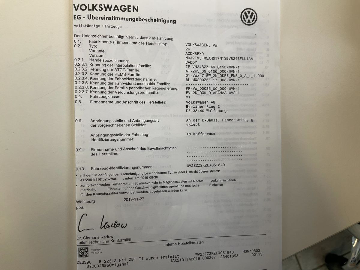Volkswagen Caddy d'occasion