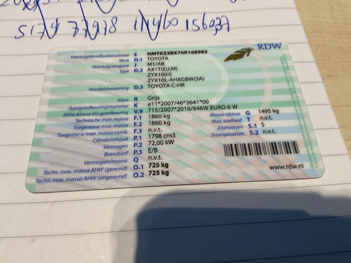 Toyota C-HR d'occasion