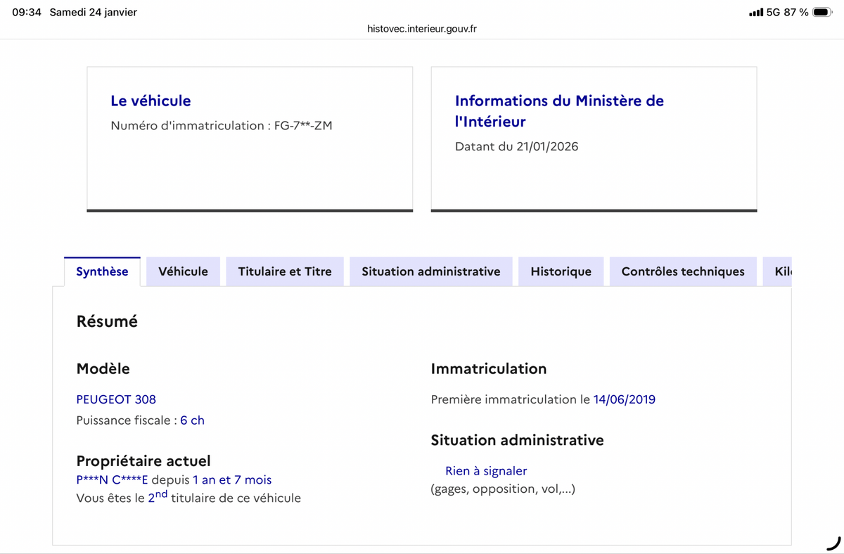 Peugeot 308 d'occasion