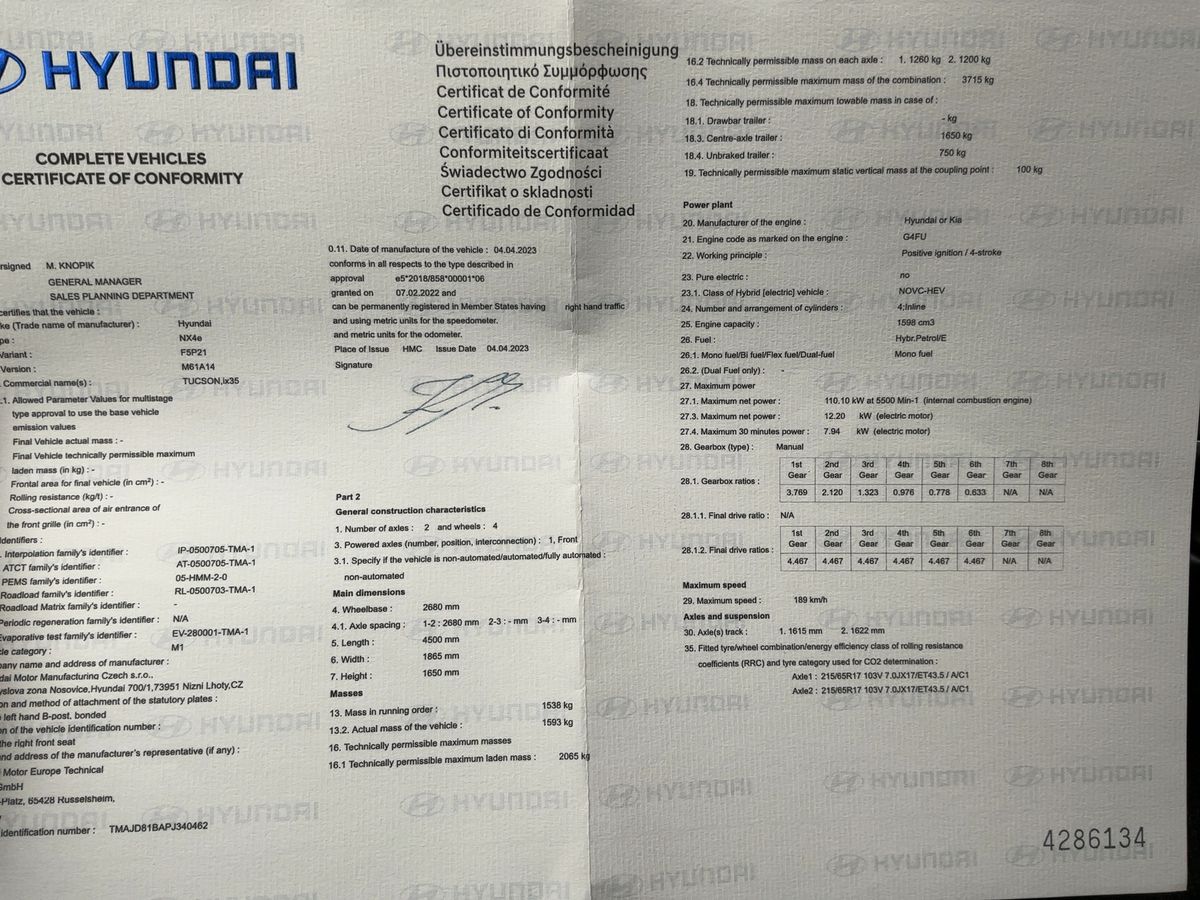 Hyundai Tucson d'occasion