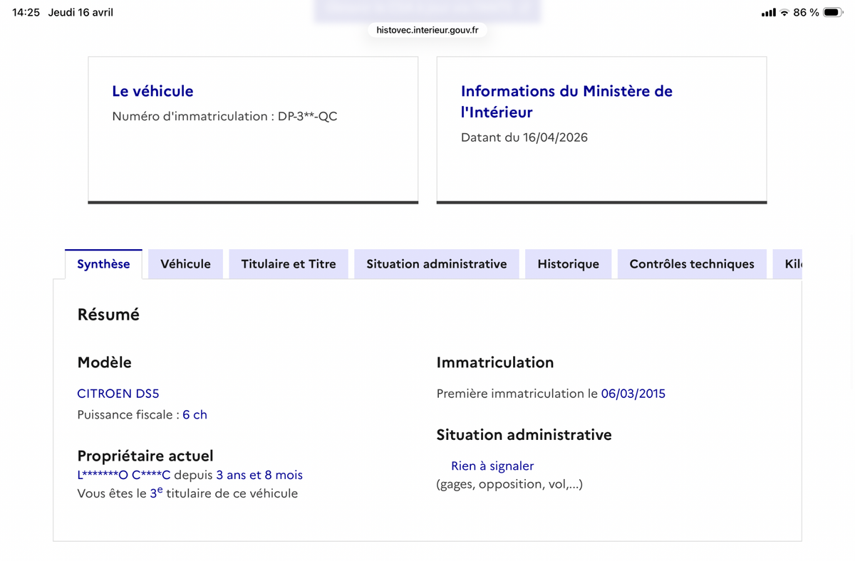 DS Automobiles d'occasion