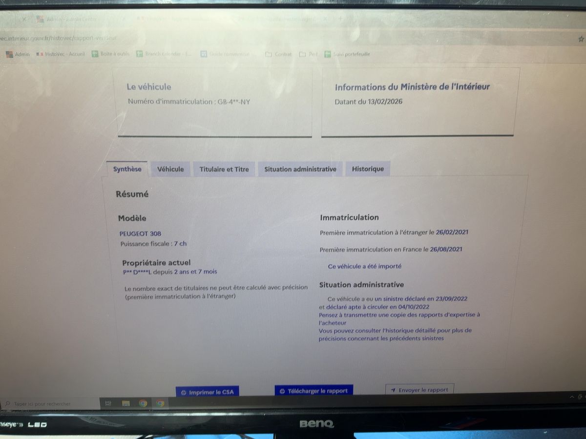 Peugeot 308 d'occasion