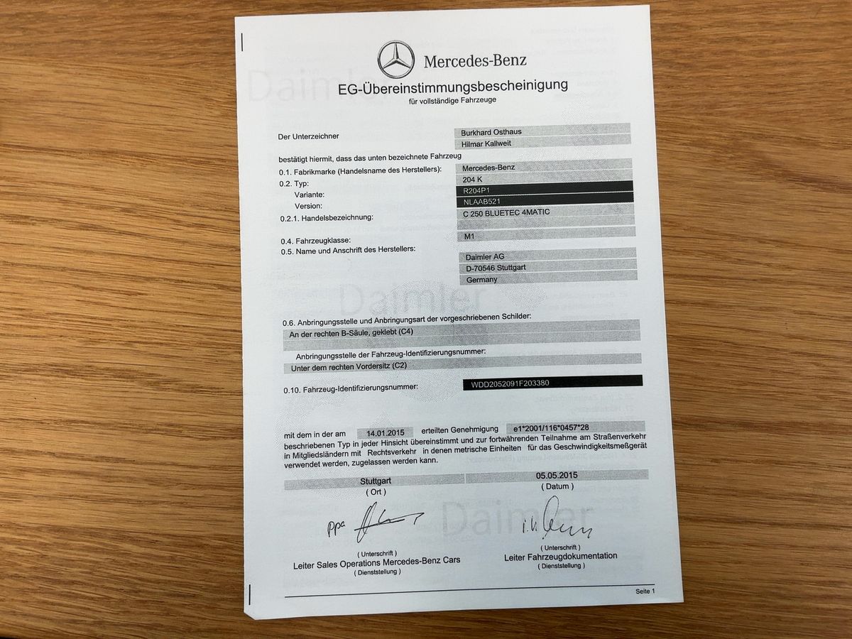 Mercedes-Benz C-Klasse d'occasion
