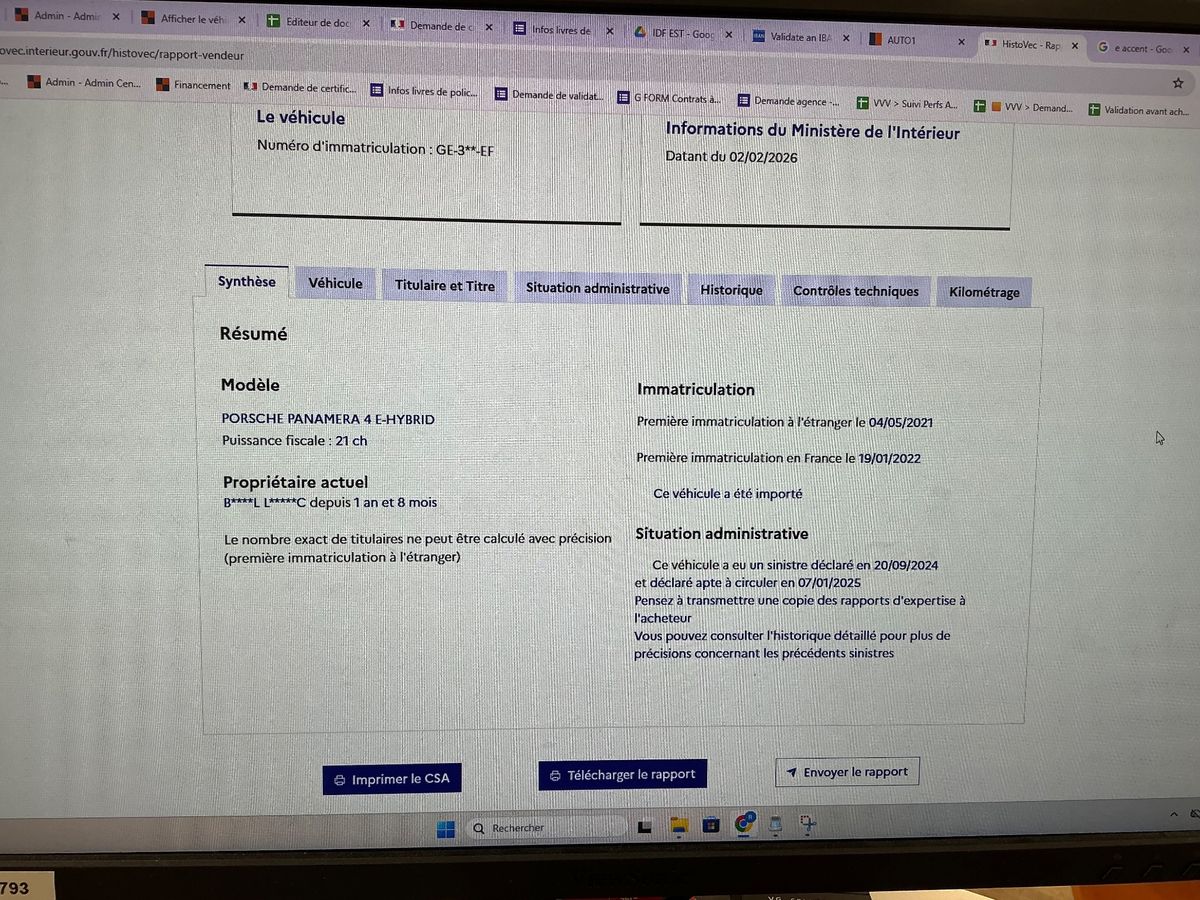 Porsche Panamera d'occasion