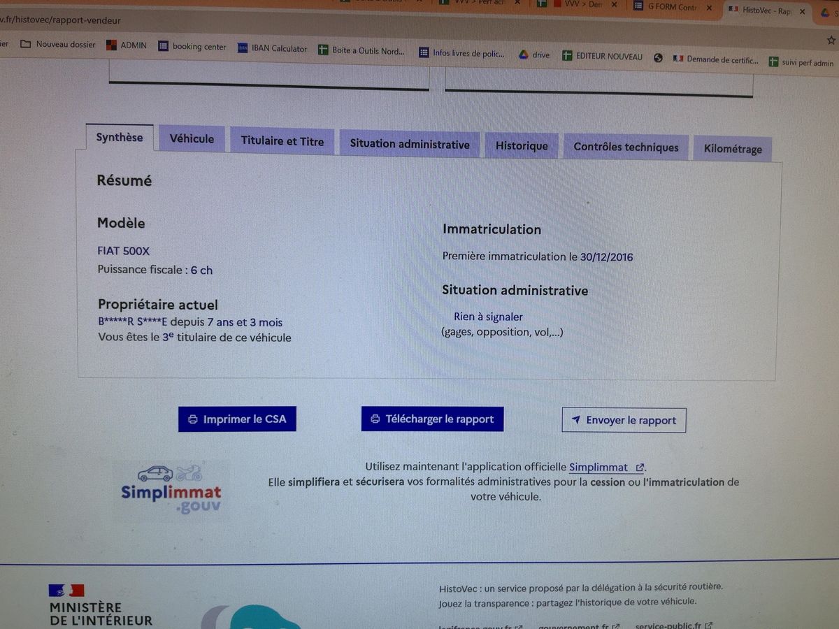 Fiat 500X d'occasion