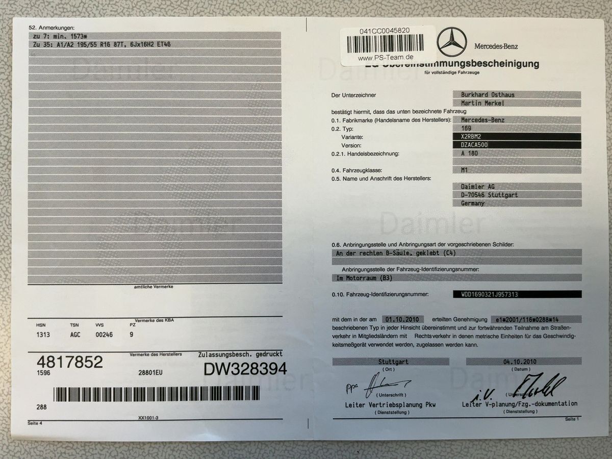 Mercedes-Benz A-Klasse A 180 Classic