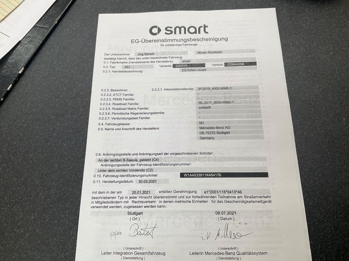Smart fortwo d'occasion