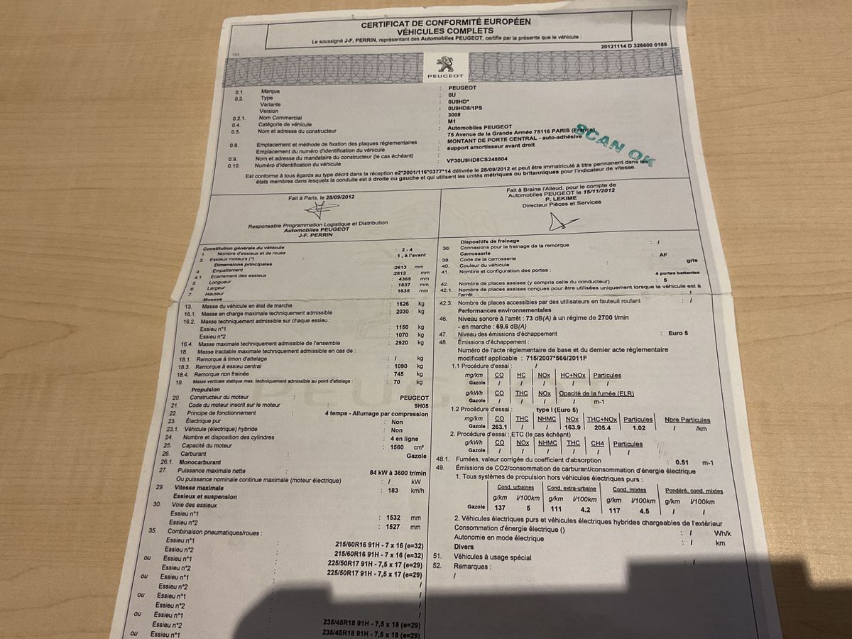 Peugeot 3008 1.6 e-HDi Allure