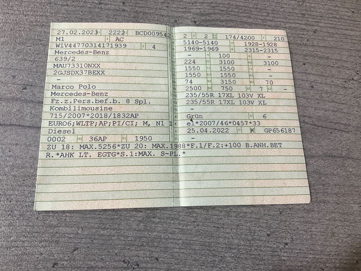 Mercedes-Benz V-Klasse 2023 — photo 21