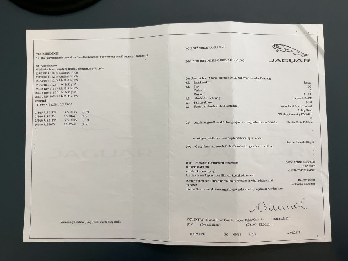 Jaguar F-Pace d'occasion