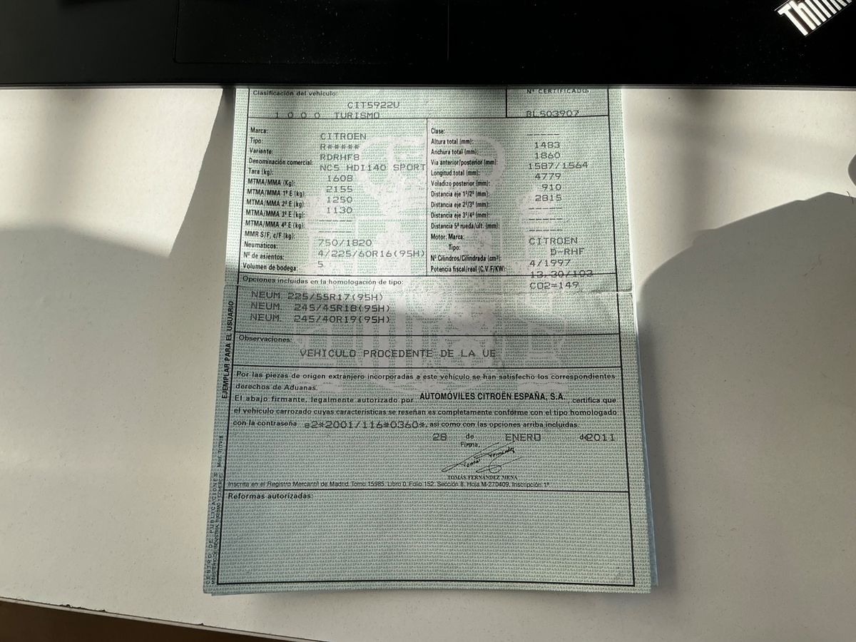 Citroen C5 2.0 HDi Sport