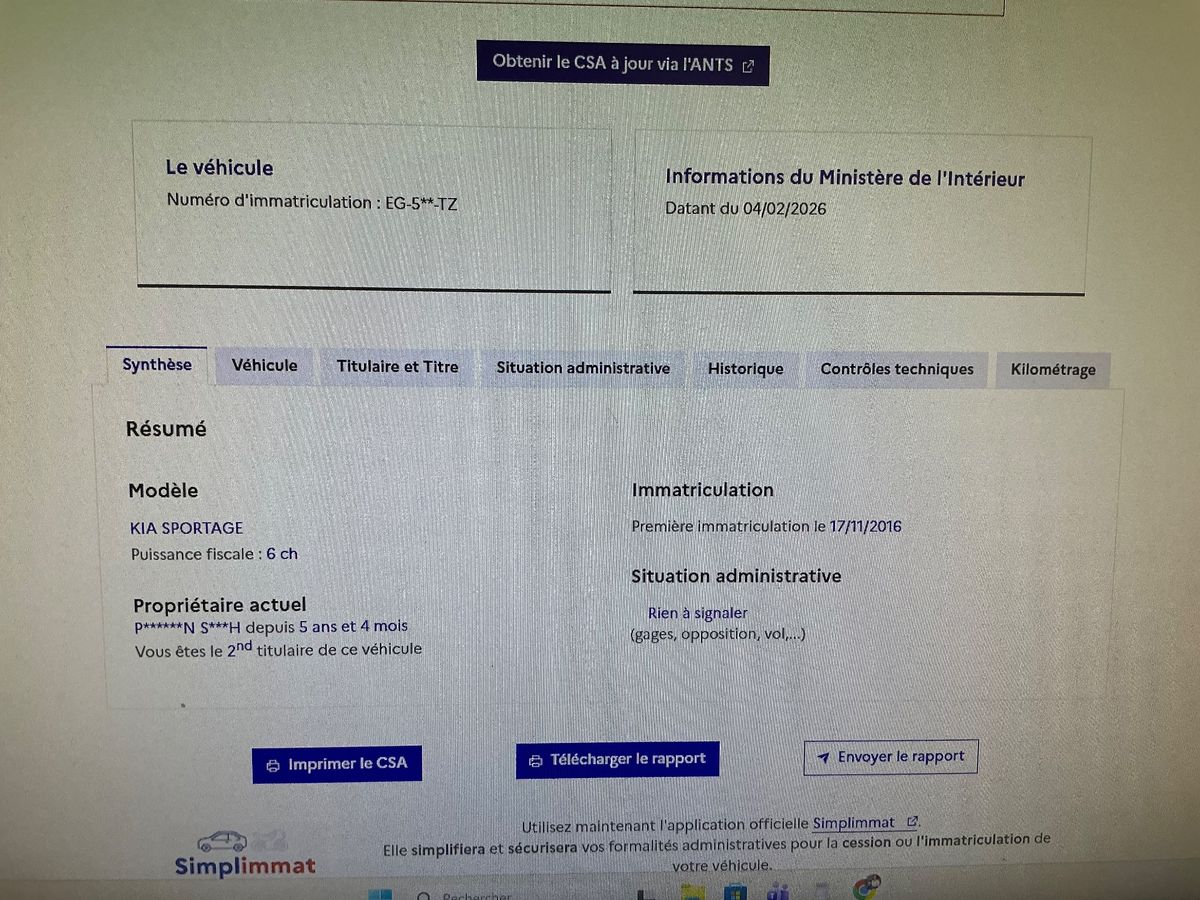 Kia Sportage d'occasion