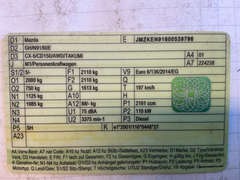 Mazda CX-5 2.2 Turbodiesel Takumi 4WD — zdjęcie 15