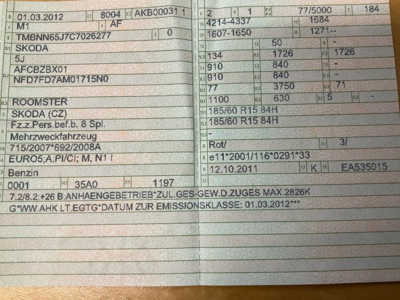 Skoda Roomster 1.2 TSI Family — zdjęcie 15