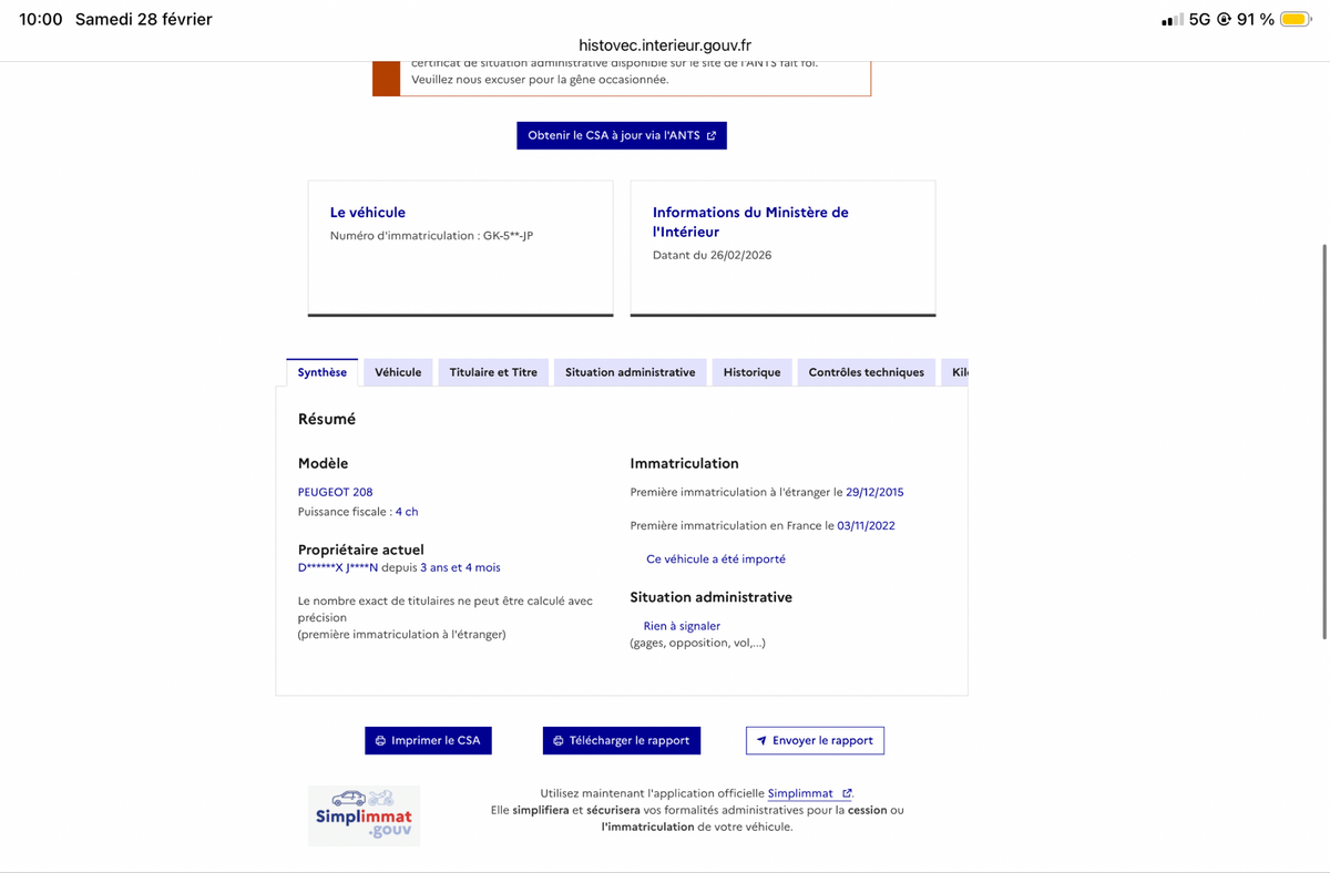 Peugeot 208 d'occasion