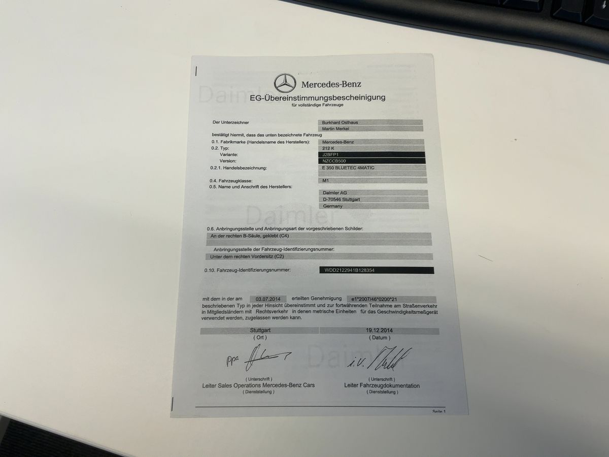 Mercedes-Benz E-Klasse d'occasion