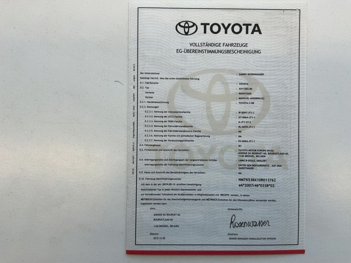 Toyota C-HR d'occasion