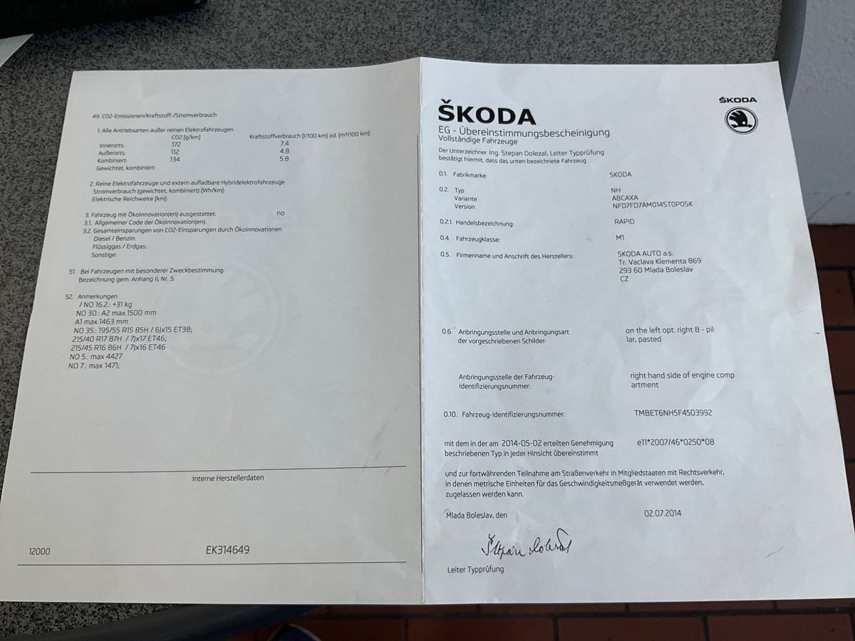 Skoda Rapid d'occasion