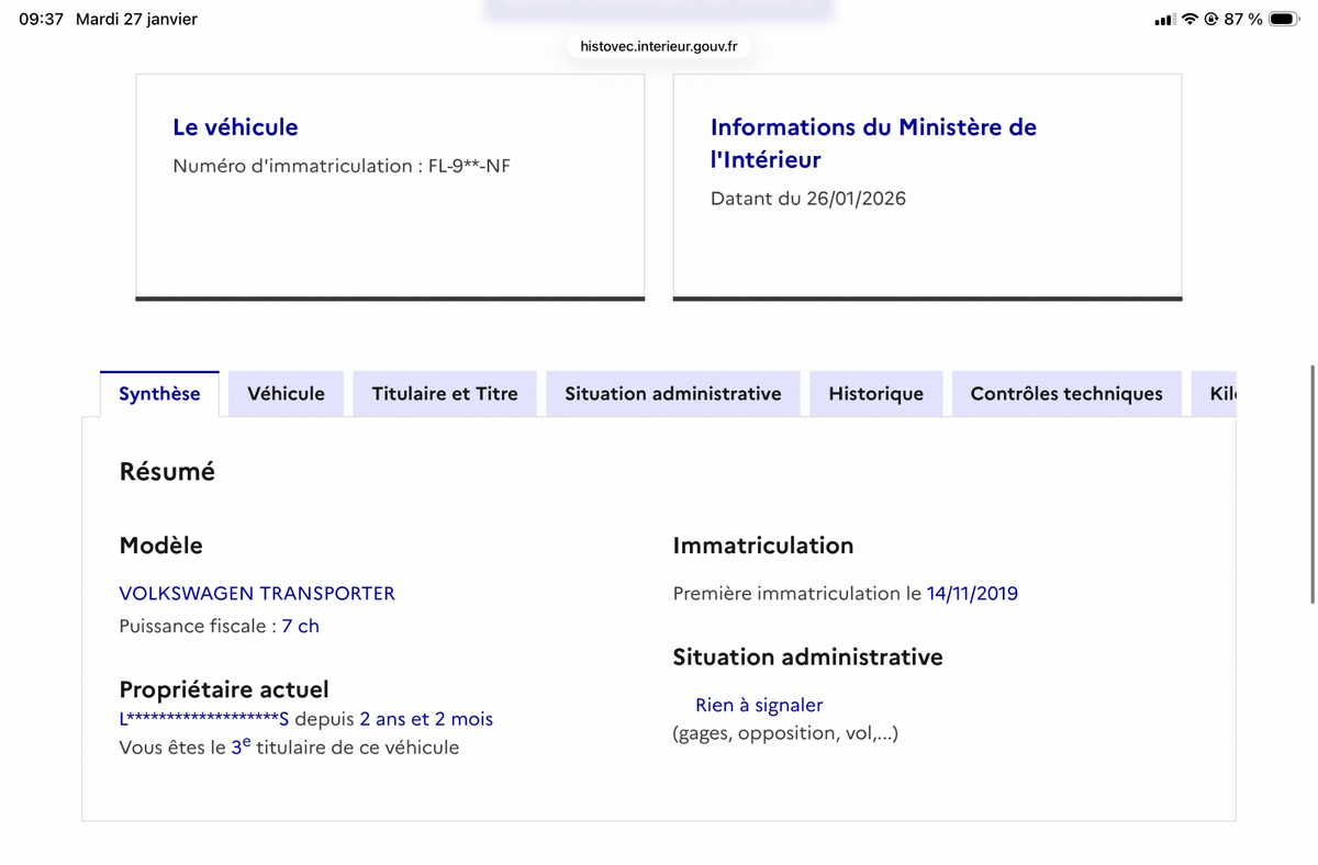 Volkswagen T6 d'occasion