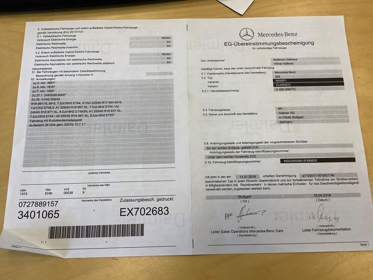 Mercedes-Benz C-Klasse d'occasion