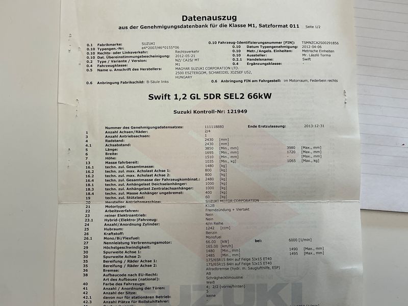 Suzuki Swift 1.2 GL Special — zdjęcie 16