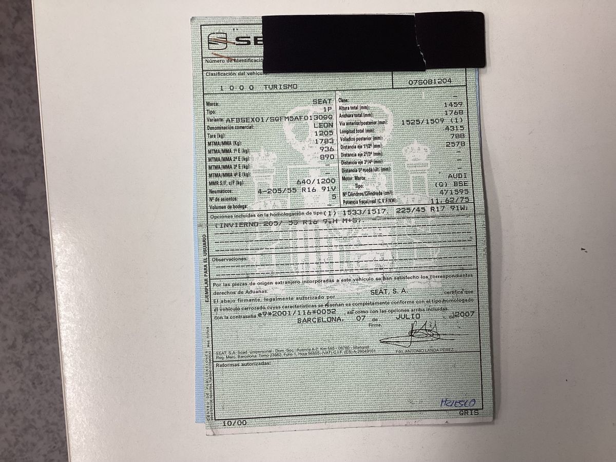 Seat Leon 1.6 Stylance / Style