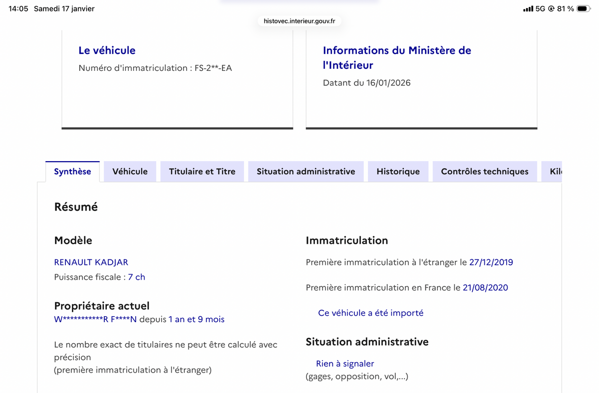 Renault Kadjar d'occasion