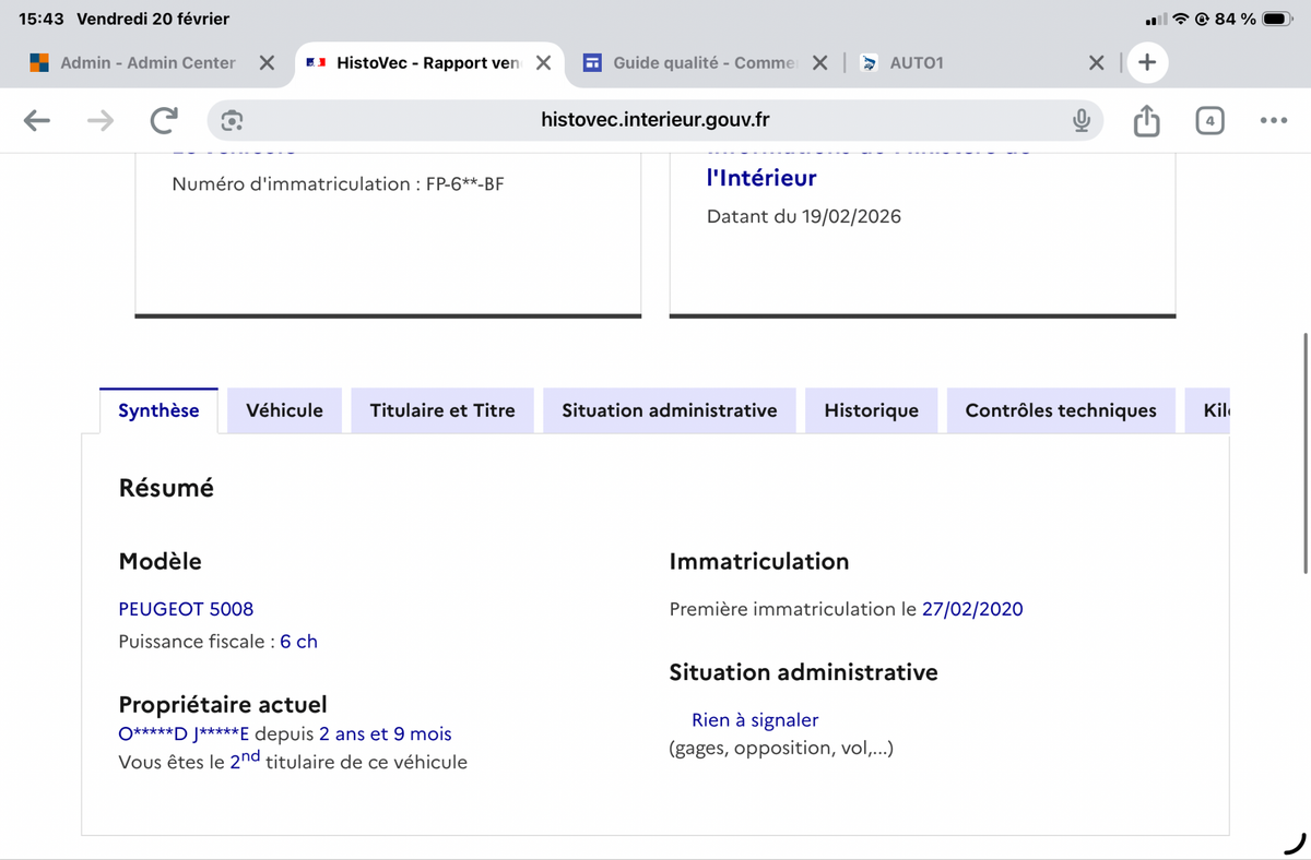 Peugeot 5008 d'occasion