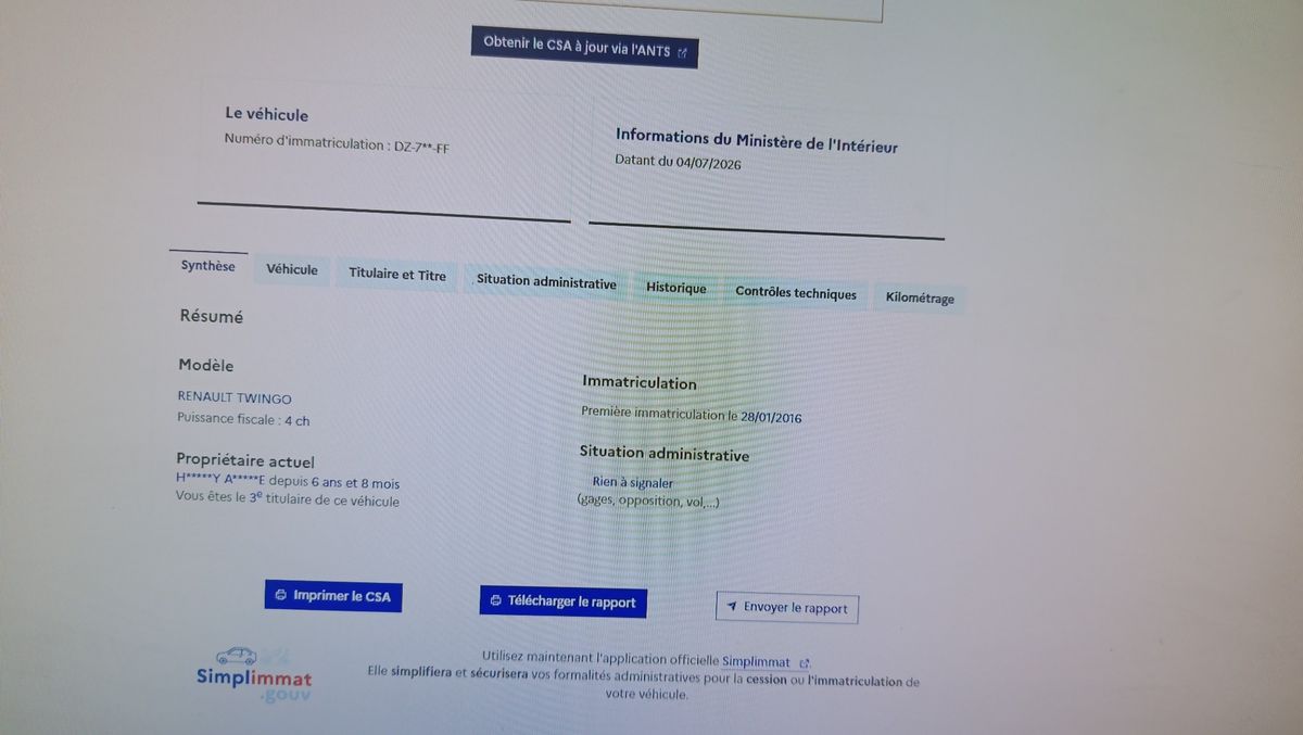Renault Twingo d'occasion
