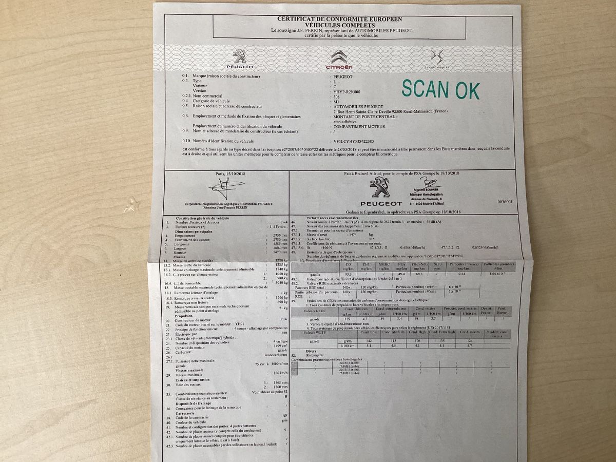 Peugeot 308 1.5 Blue-HDi Active