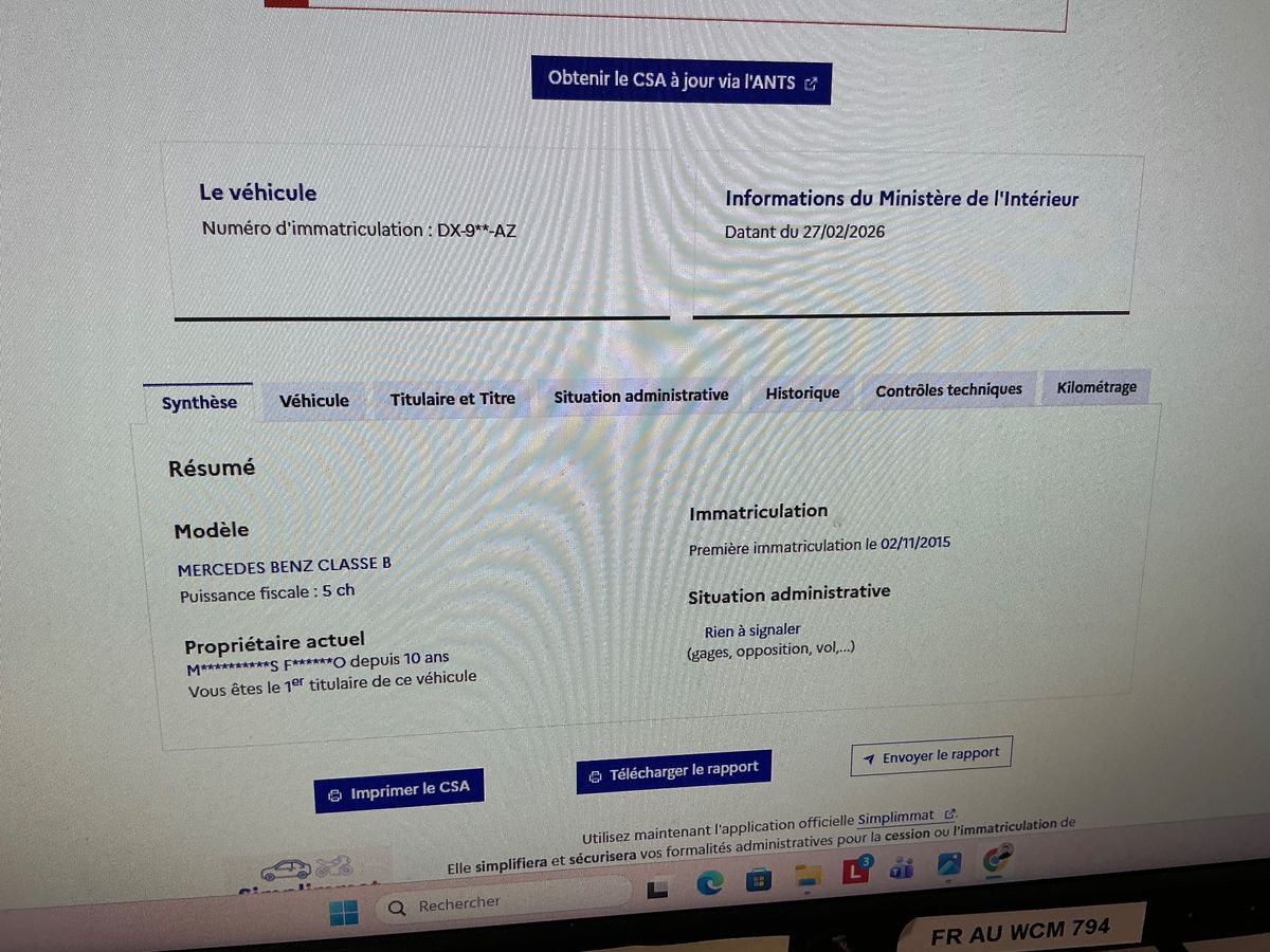 Mercedes-Benz B-Klasse d'occasion